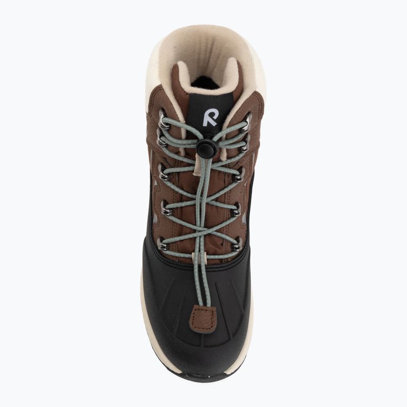 Детски ботуши за сняг Reima Hallava Lace umber brown 5