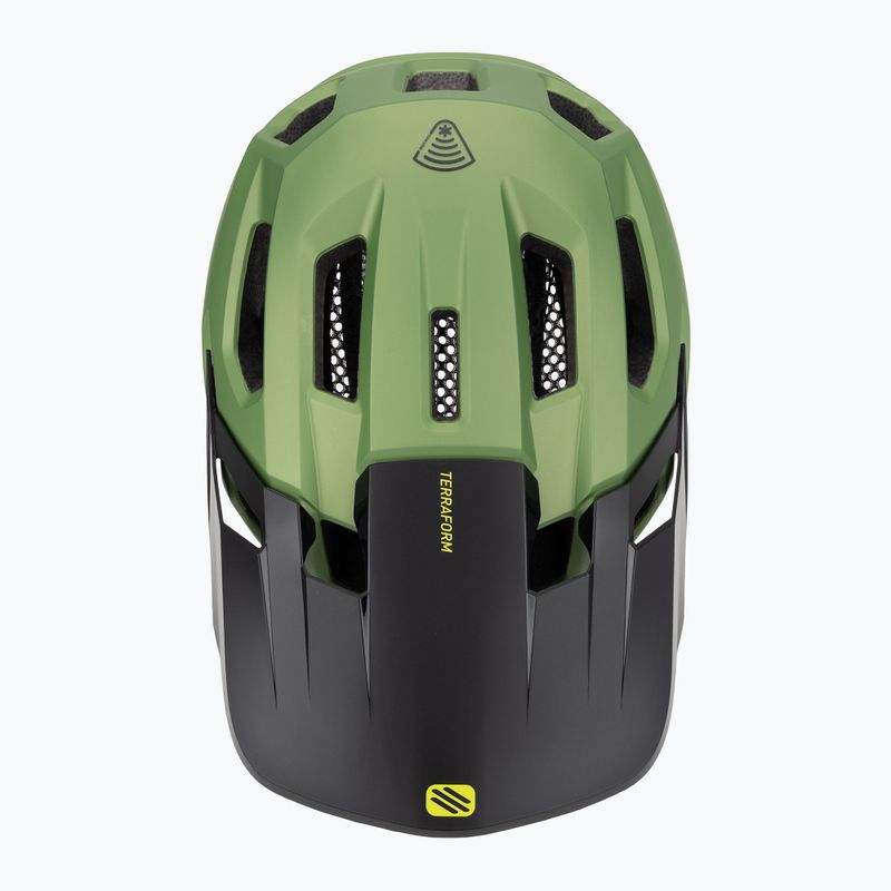 Велосипедна каска Rudy Project Terraform met.olive/black/acid green matte 6