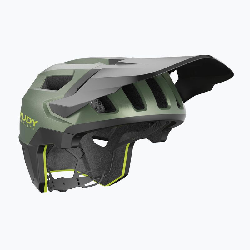 Велосипедна каска Rudy Project Terraform met.olive/black/acid green matte