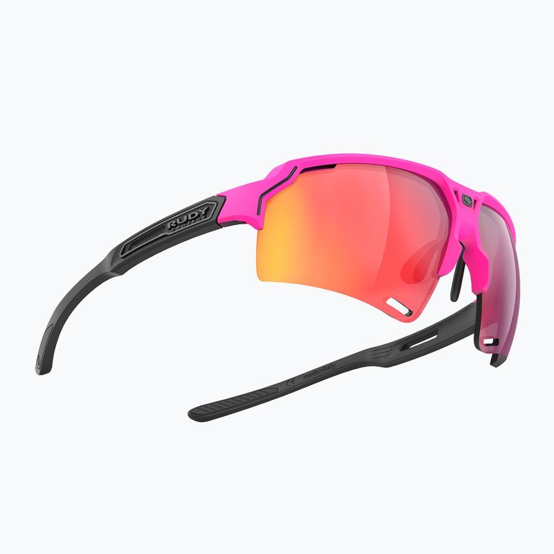 Слънчеви очила Rudy Project Deltabeat pink fluo / black matte / multilaser red SP7438900001 7