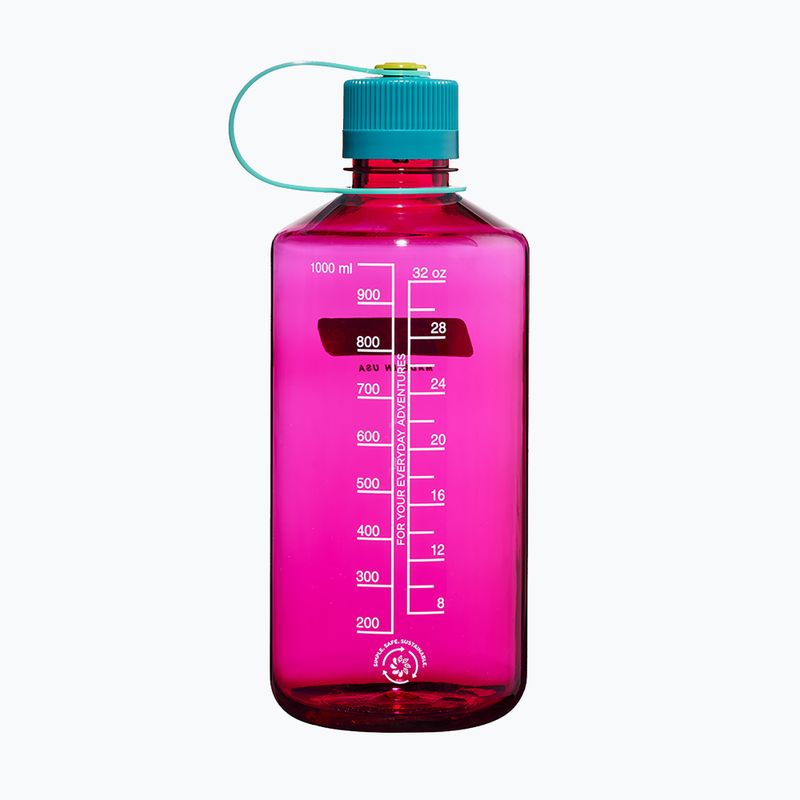Туристическа бутилка Nalgene Narrow Mouth Sustain 1000 мл патладжан 2