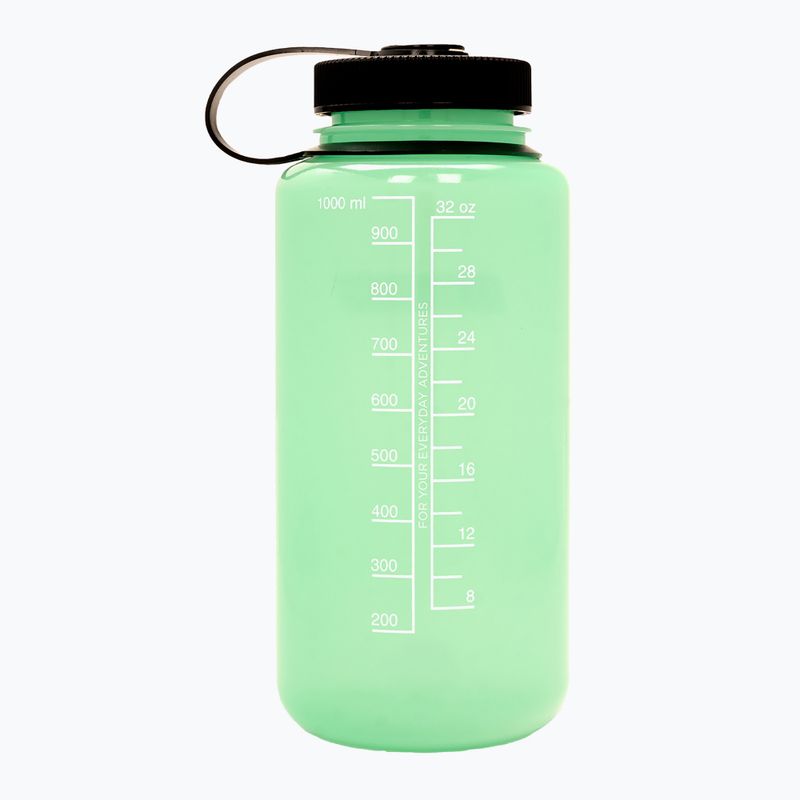 Туристическа бутилка Nalgene Wide Mouth 1000 мл glow green 2