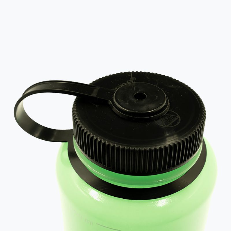 Туристическа бутилка Nalgene Wide Mouth glow green 3