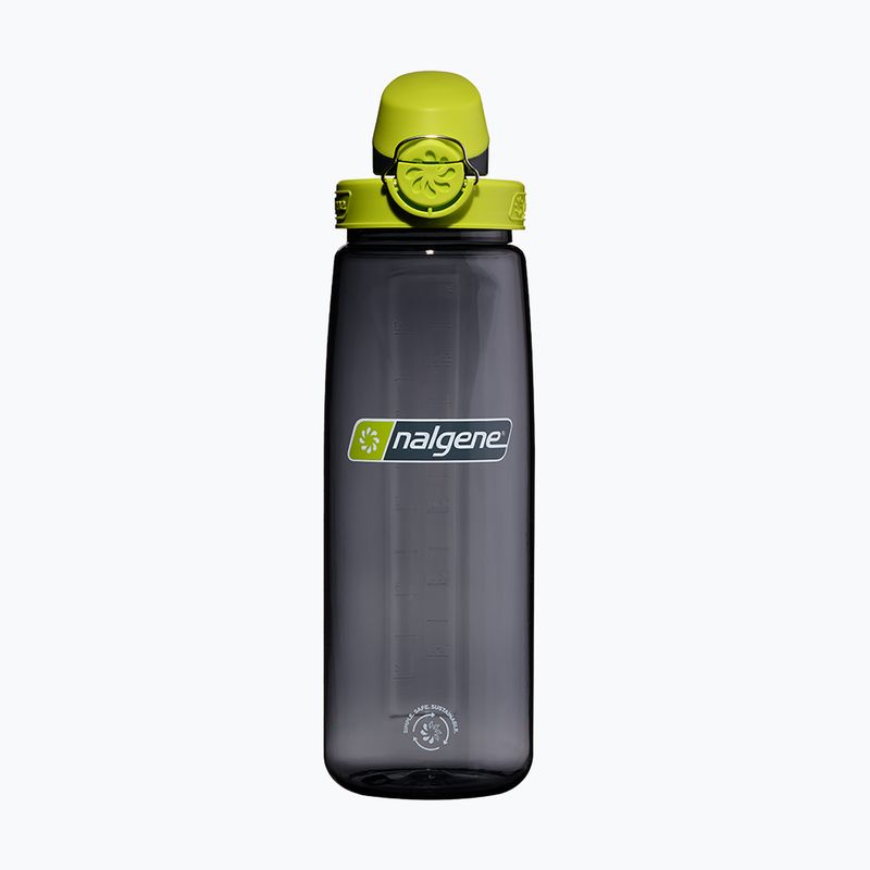 Туристическа бутилка Nalgene On The Fly 740 мл въглен/капачка лайм