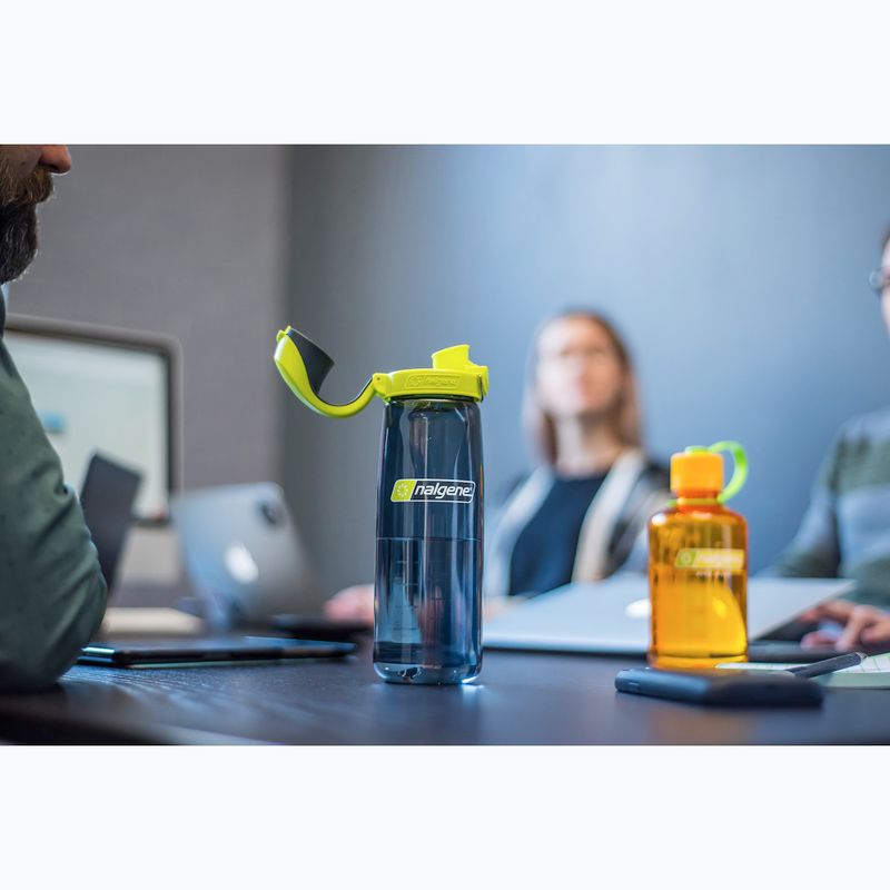 Туристическа бутилка Nalgene On The Fly 740 мл въглен/капачка лайм 6