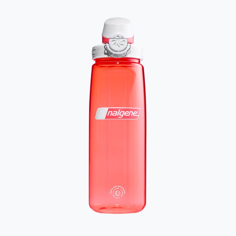 Туристическа бутилка Nalgene On The Fly 740 мл корал/мат корал