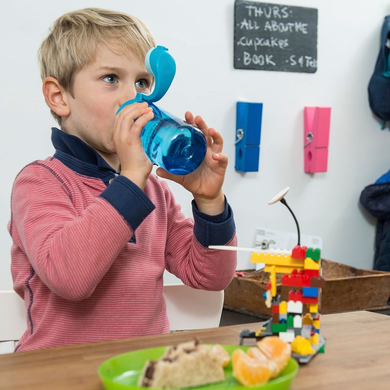 Бутилка Nalgene On The Fly Kids 355ml шистово синьо с тристатен материал 6