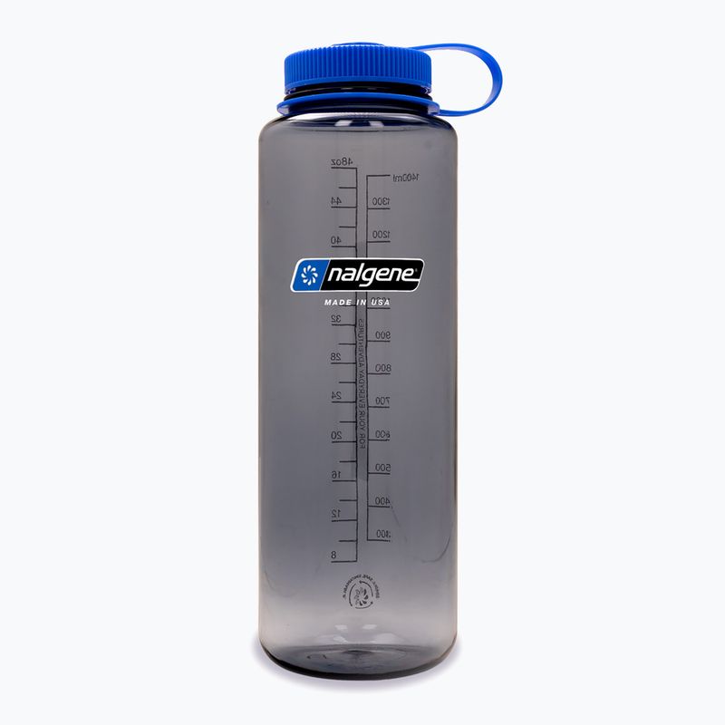Туристическа бутилка Nalgene Wide Mouth Silo Sustain 1400 мл сива