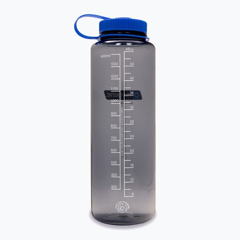 Туристическа бутилка Nalgene Wide Mouth Silo Sustain 1400 мл сива 2