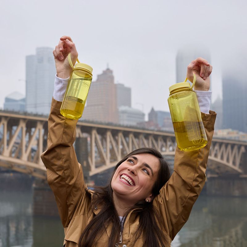 Туристическа бутилка Nalgene Wide Mouth butter 9