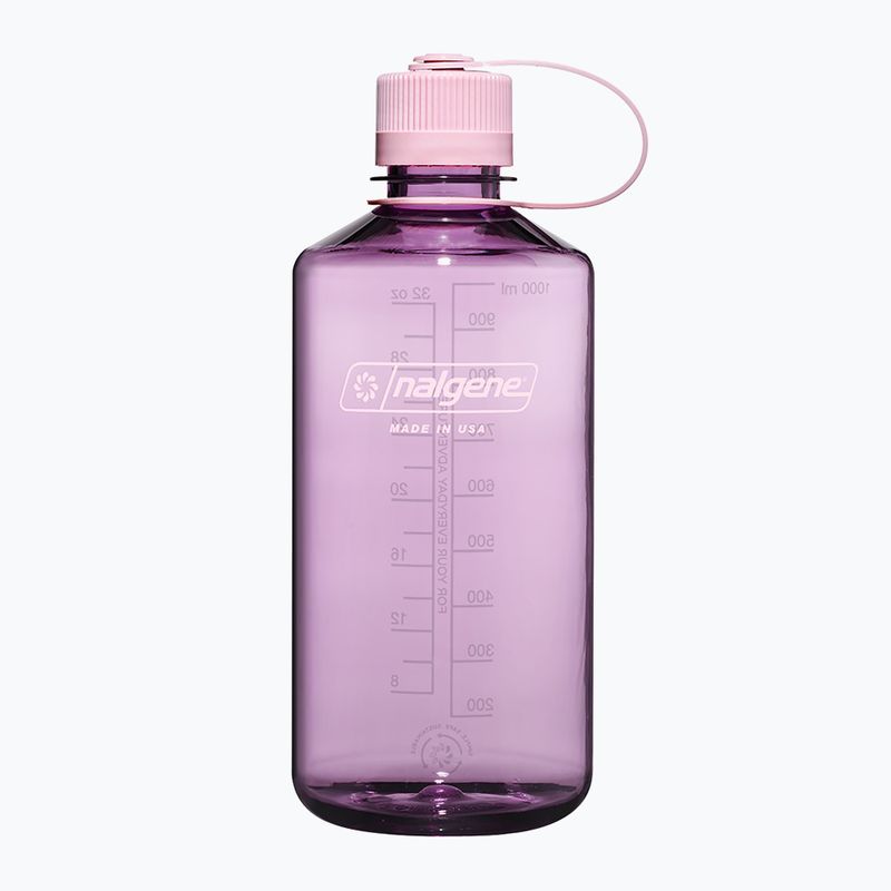 Туристическа бутилка Nalgene Narrow Mouth 1000 ml cherry blossom