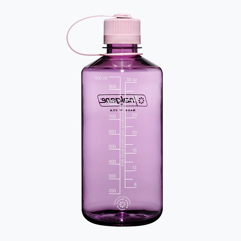 Туристическа бутилка Nalgene Narrow Mouth 1000 ml cherry blossom 2