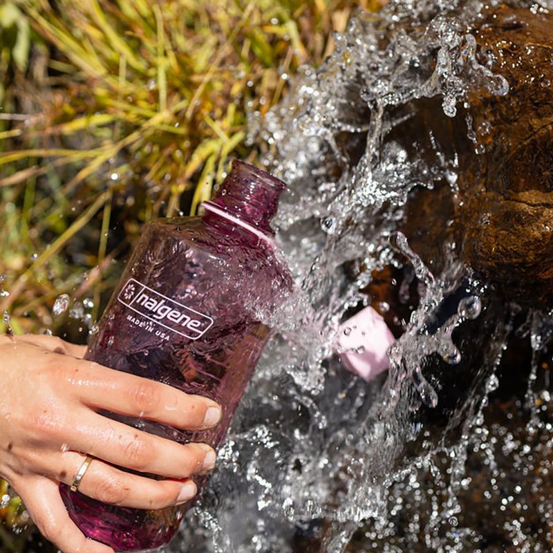Туристическа бутилка Nalgene Narrow Mouth 1000 ml cherry blossom 5
