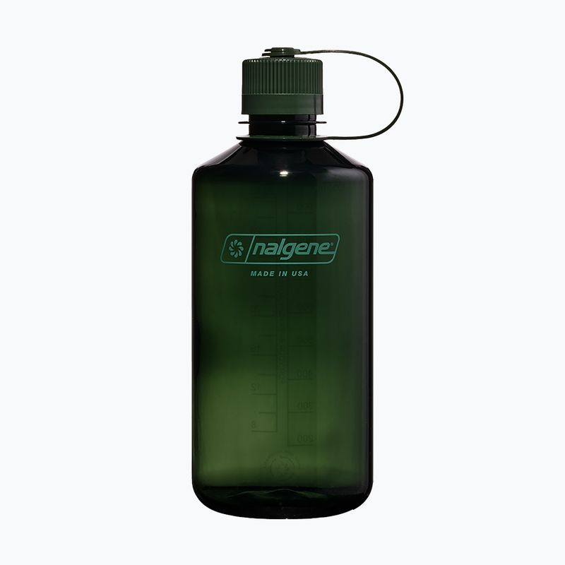 Туристическа бутилка Nalgene Narrow Mouth Sustain 1000 ml jade