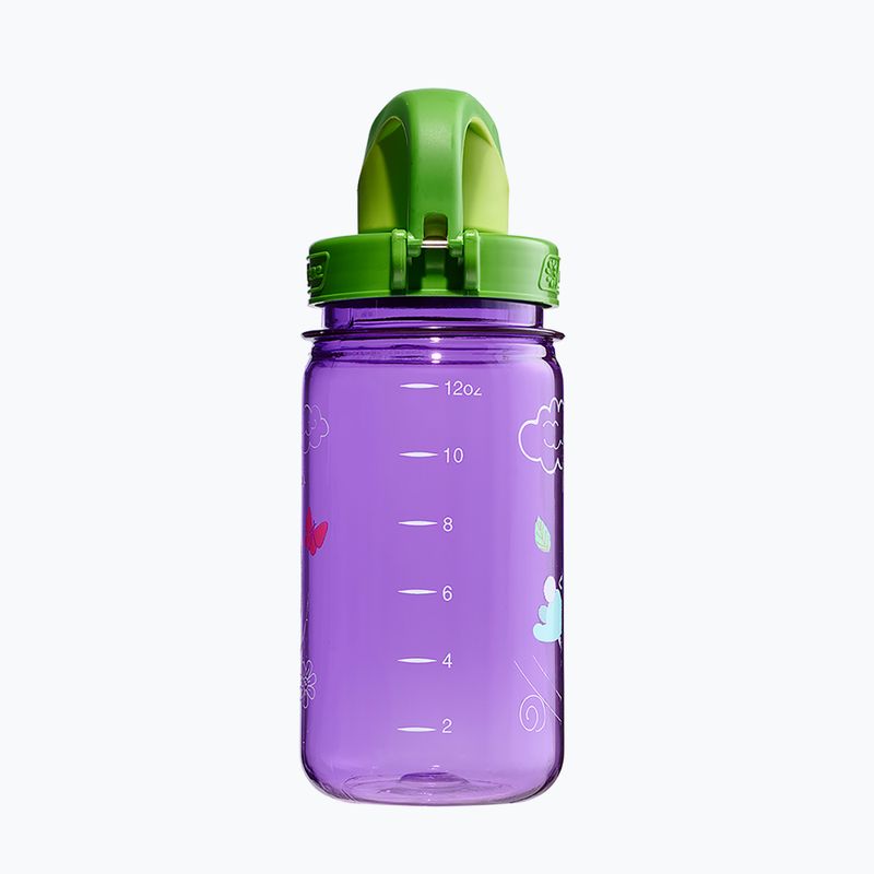 Туристическа бутилка Nalgene On The Fly Kids 350 мл лилав джакалоп 2