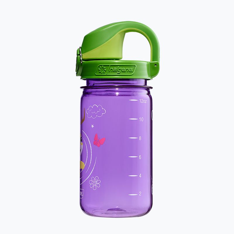 Туристическа бутилка Nalgene On The Fly Kids 350 мл лилав джакалоп 3