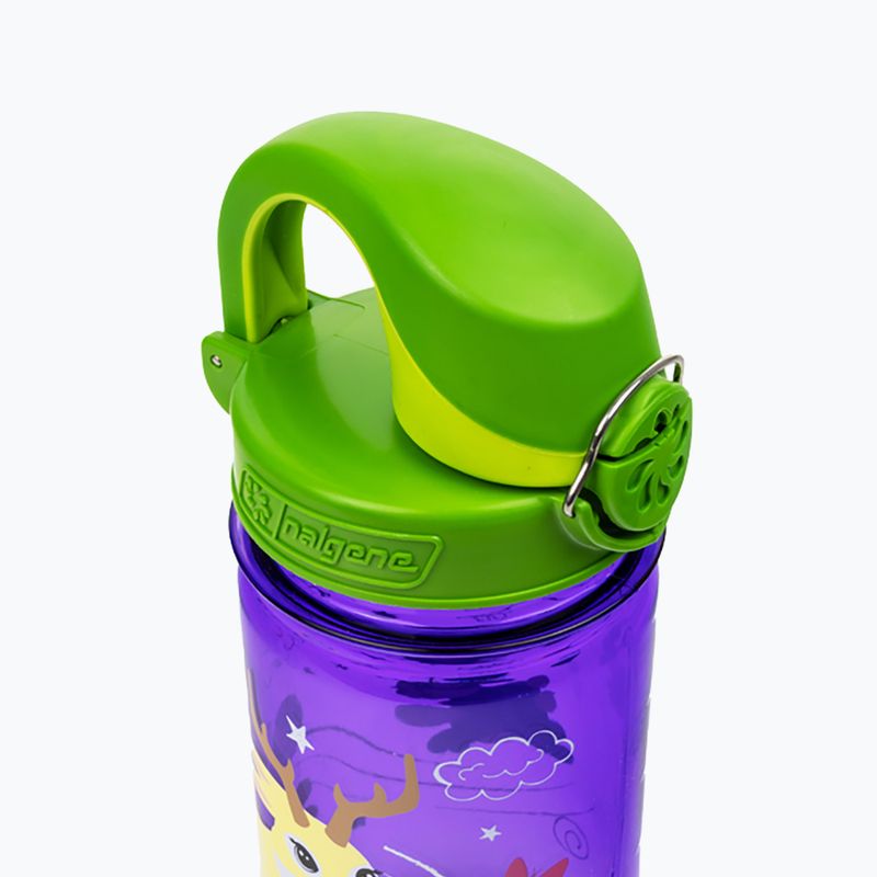 Туристическа бутилка Nalgene On The Fly Kids 350 мл лилав джакалоп 5