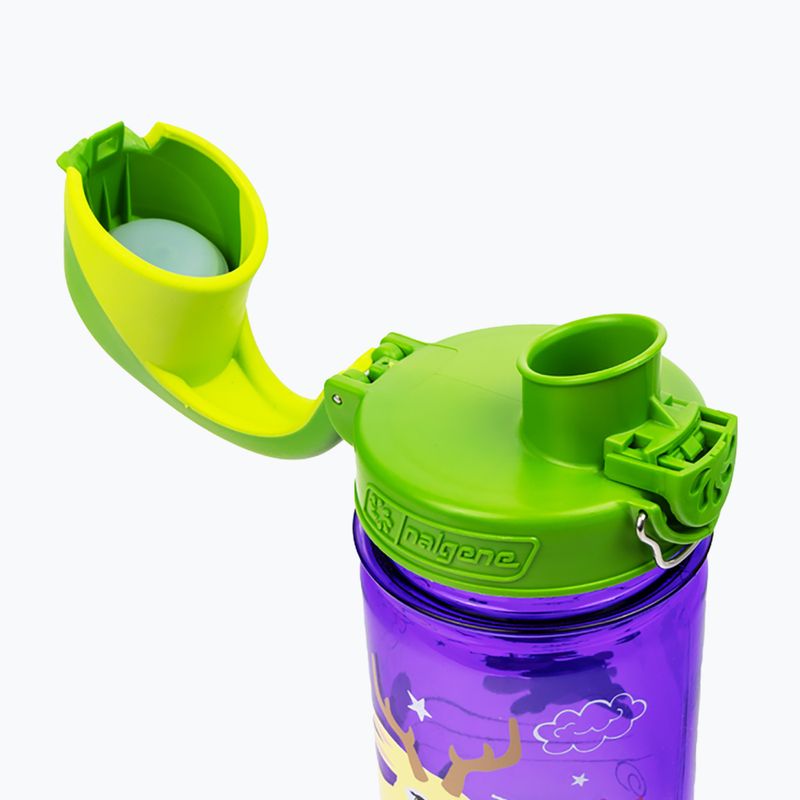 Туристическа бутилка Nalgene On The Fly Kids 350 мл лилав джакалоп 6