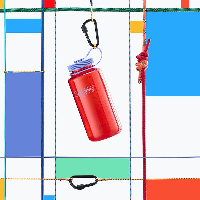 Туристическа бутилка Nalgene Wide Mouth Sustain 1000 мл портокалово мармалад 2