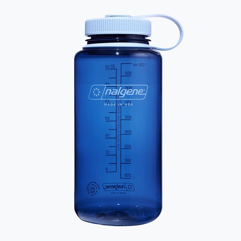 Туристическа бутилка Nalgene Wide Mouth Sustain 1000 мл индиго