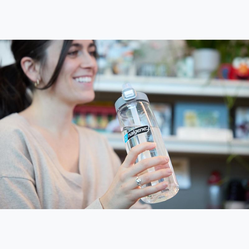 Туристическа бутилка Nalgene Straw 710 ml clear/gray 10