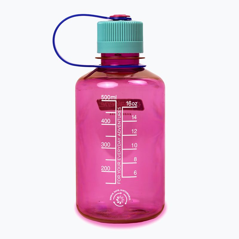 Туристическа бутилка Nalgene Narrow Mouth Sustain 500 ml Electric Magenta 2