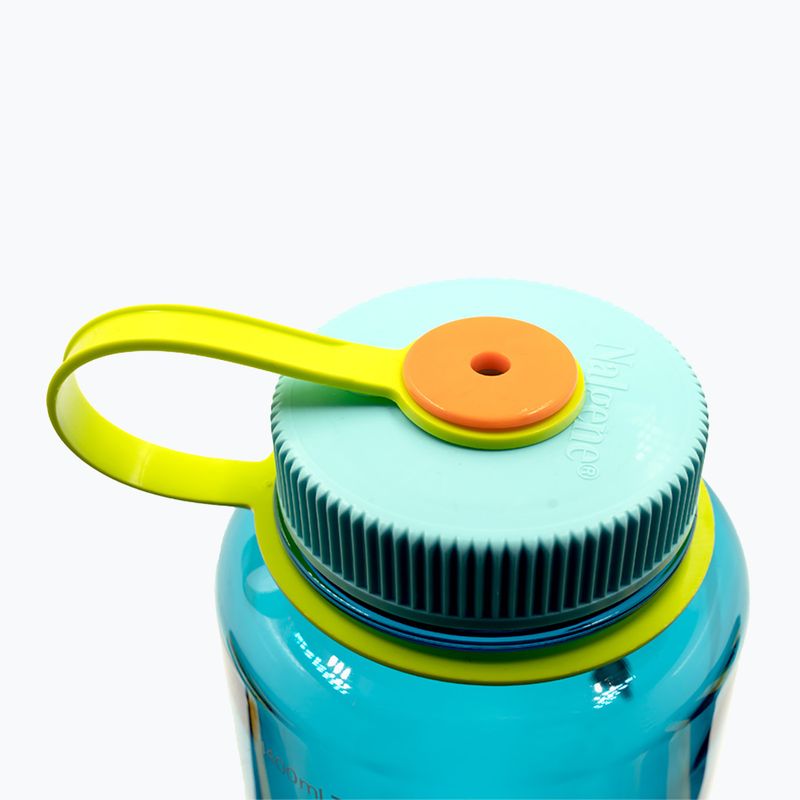 Туристическа бутилка Nalgene Wide Mouth Silo Sustain 1400 ml cerulean 3