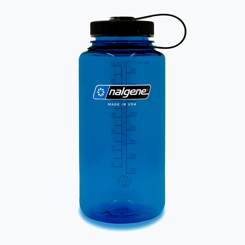 Nalgene Wide Mouth Sustain 1L синя бутилка за пътуване 2020-1732