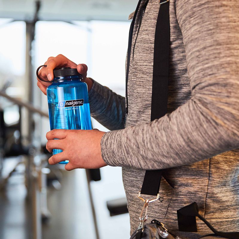 Nalgene Wide Mouth Sustain 1L синя бутилка за пътуване 2020-1732 3