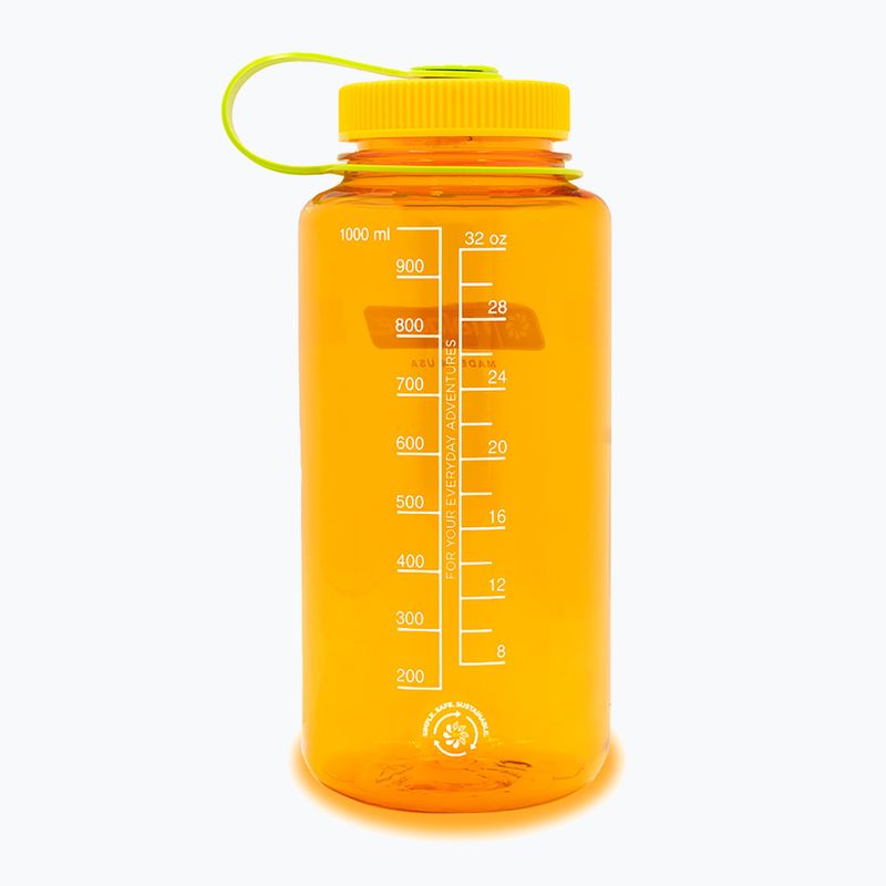 Туристическа бутилка Nalgene Wide Mouth Sustain 1000 ml clementine 2