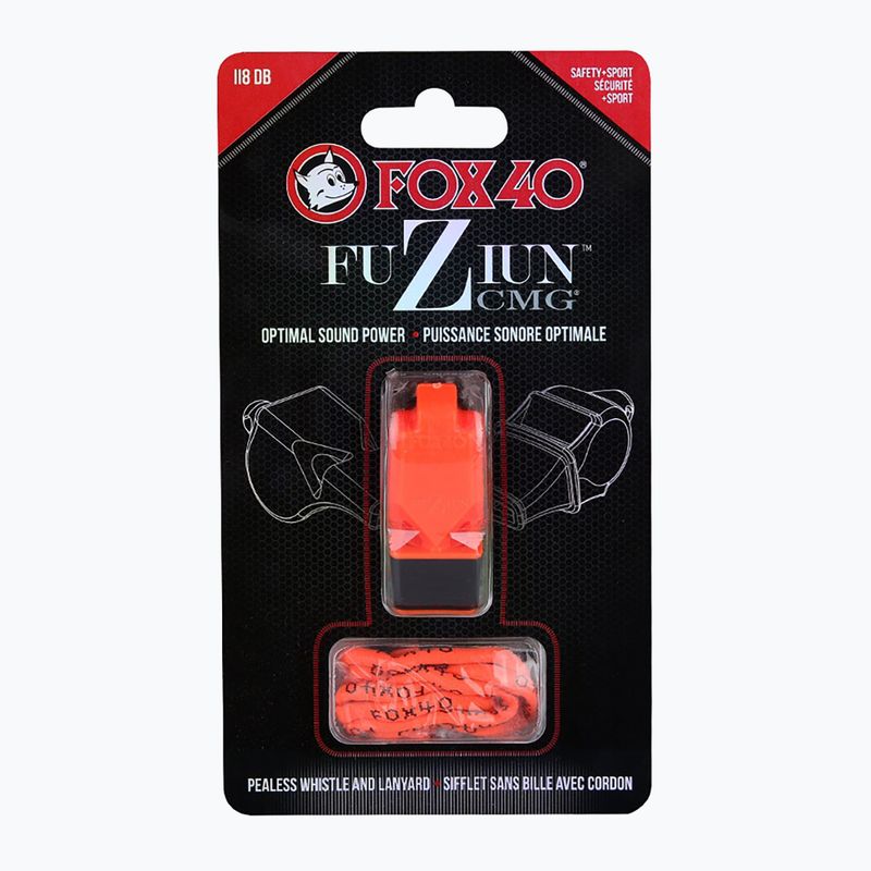 Свирка с шнур Fox 40 Fuzion CMG orange 4