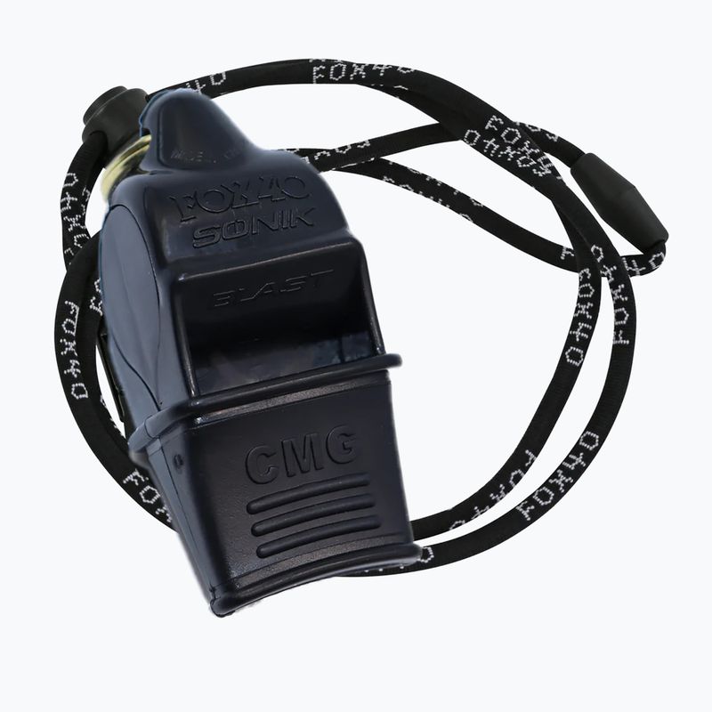 Свирка със струна Fox 40 Sonik Blast CMG черна 9203