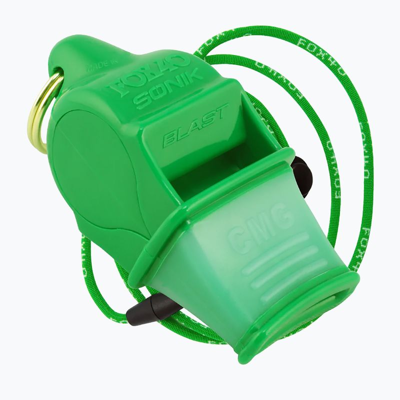 Свирка със струна Fox 40 Sonik Blast CMG Neon Green 9203