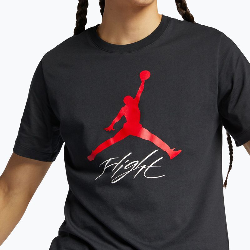 Мъжка тениска Jordan Jumpman Flight black/gym red 5