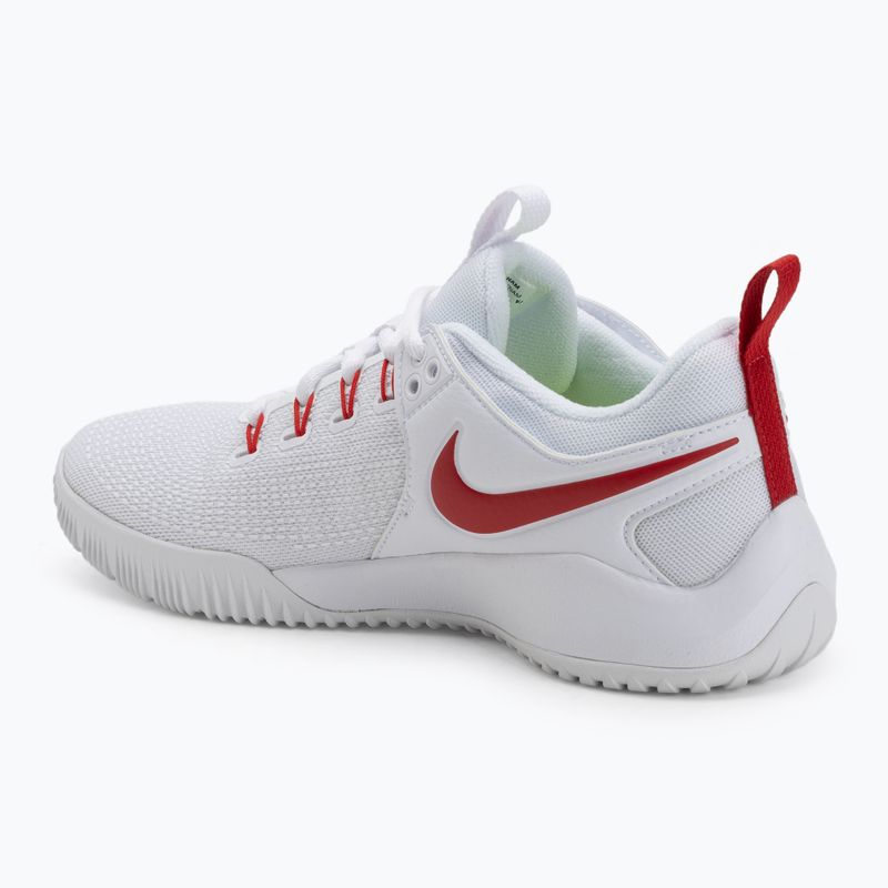 Дамски обувки за волейбол Nike Air Zoom Hyperace 2 white/university red 3