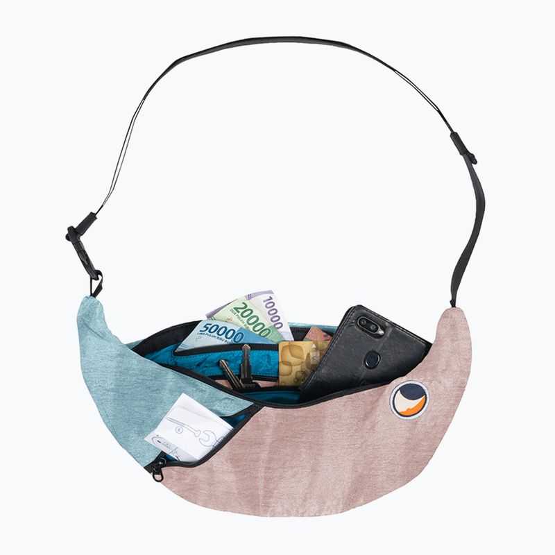 Ticket To The Moon Upcycled Sling bag peach/cloud чанта за рамо