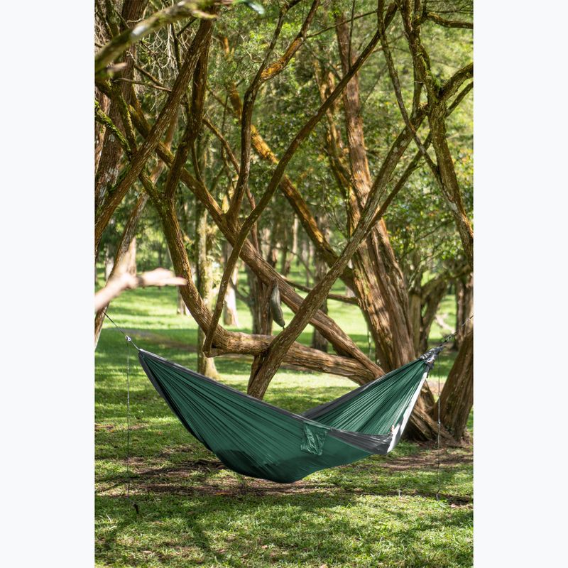 Двуместен туристически хамак Ticket To The Moon Original petrol green/dark grey 4