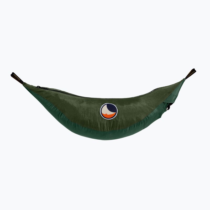 Двуместен туристически хамак Ticket To The Moon King Size dark green/leaf green 2