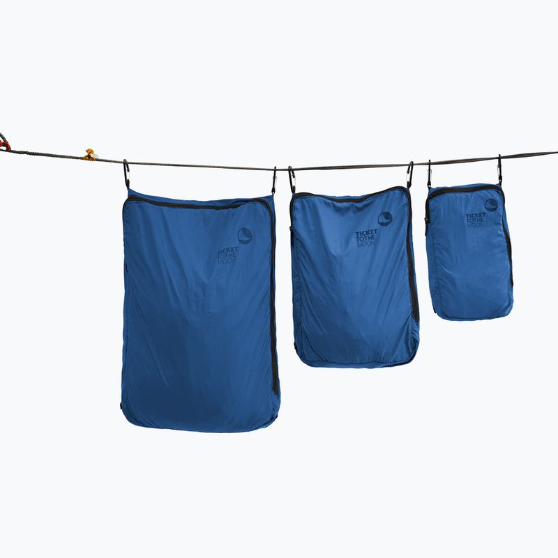 Комплект органайзери Ticket To The Moon Travel Cube Set 3 pcs. lightest blue/blue 2