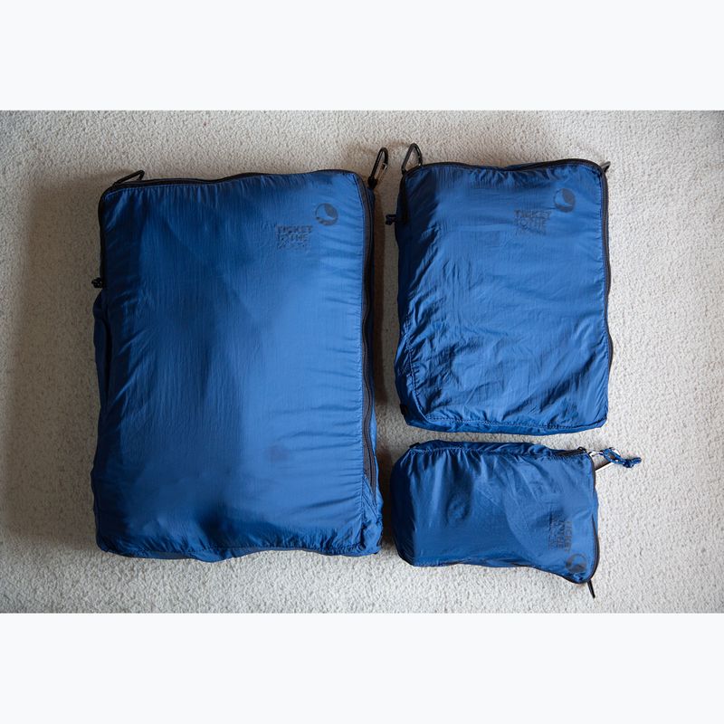 Комплект органайзери Ticket To The Moon Travel Cube Set 3 pcs. lightest blue/blue 3