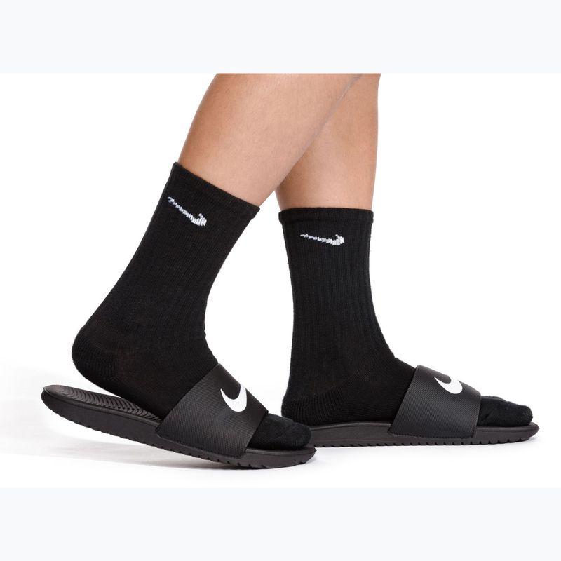 Детски чехли Nike Kawa black/white 8