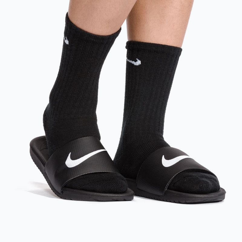 Детски чехли Nike Kawa black/white 9
