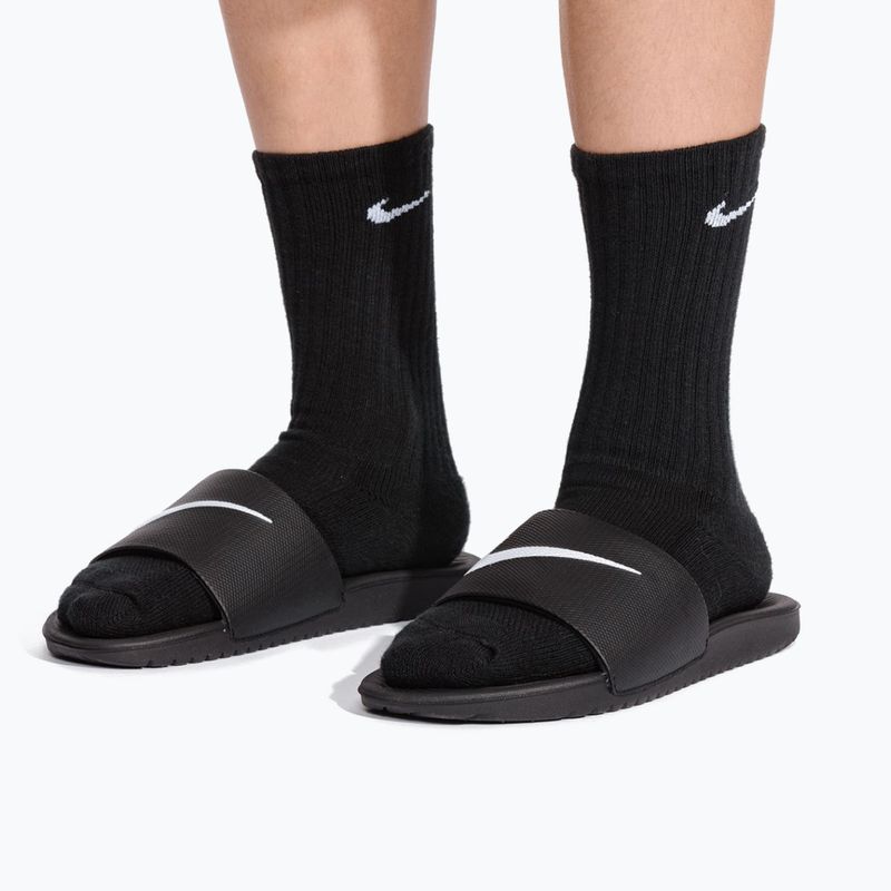Детски чехли Nike Kawa black/white 10