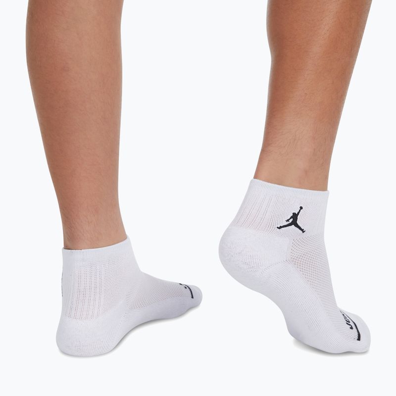 Skarpetki dziecięce Nike Jordan Legend Ankle Quarter 6 pack white 4