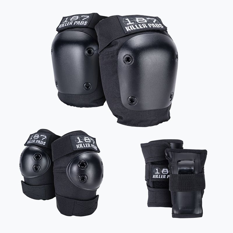 Комплект протектори 187 Killer Pads Six Pack черен