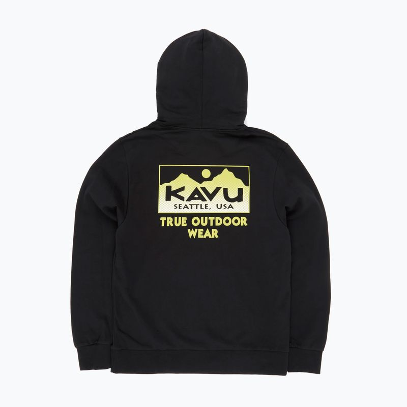 KAVU Мъжка качулка True Gradient Hoody black 2