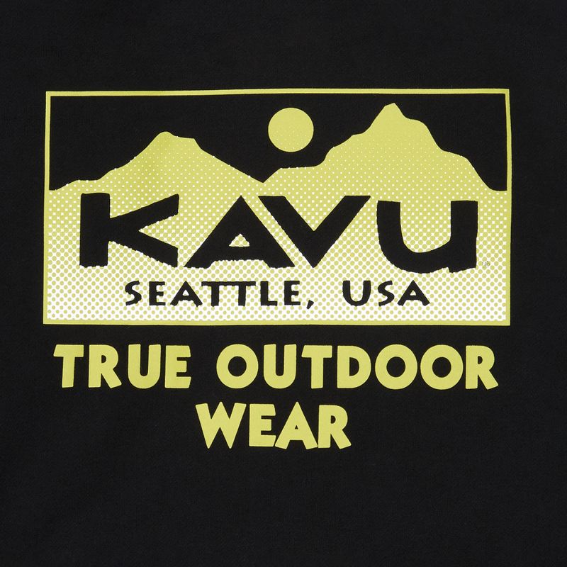 KAVU Мъжка качулка True Gradient Hoody black 4
