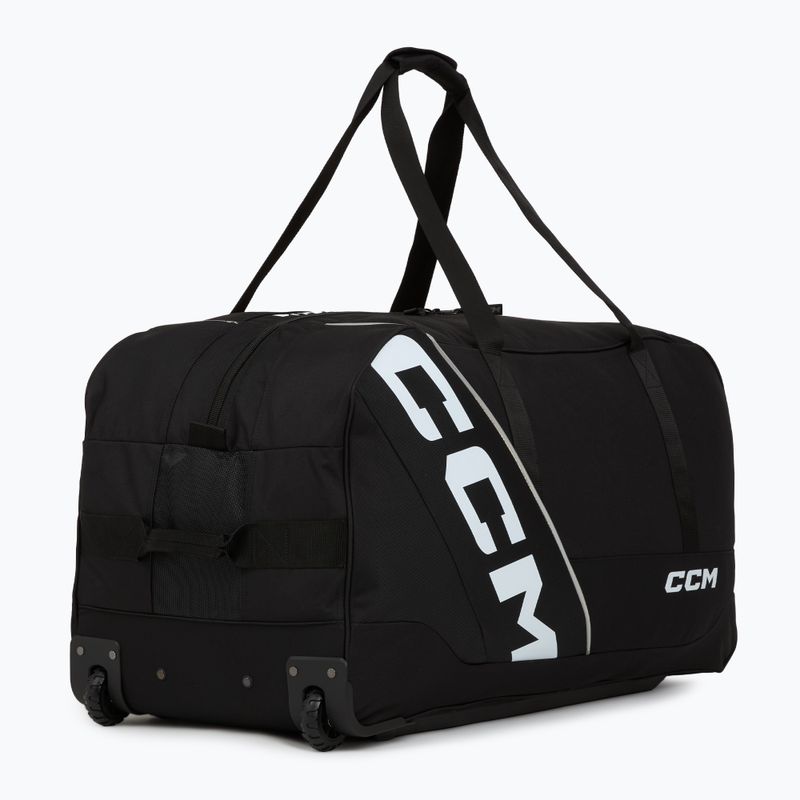 Пътна чанта CCM 520 Wheeled Player Bag 37' 175 l black/white 2