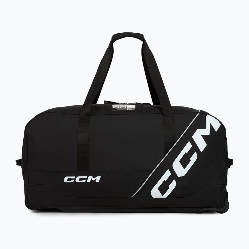 Пътна чанта CCM 520 Wheeled Player Bag 37' 175 l black/white 3