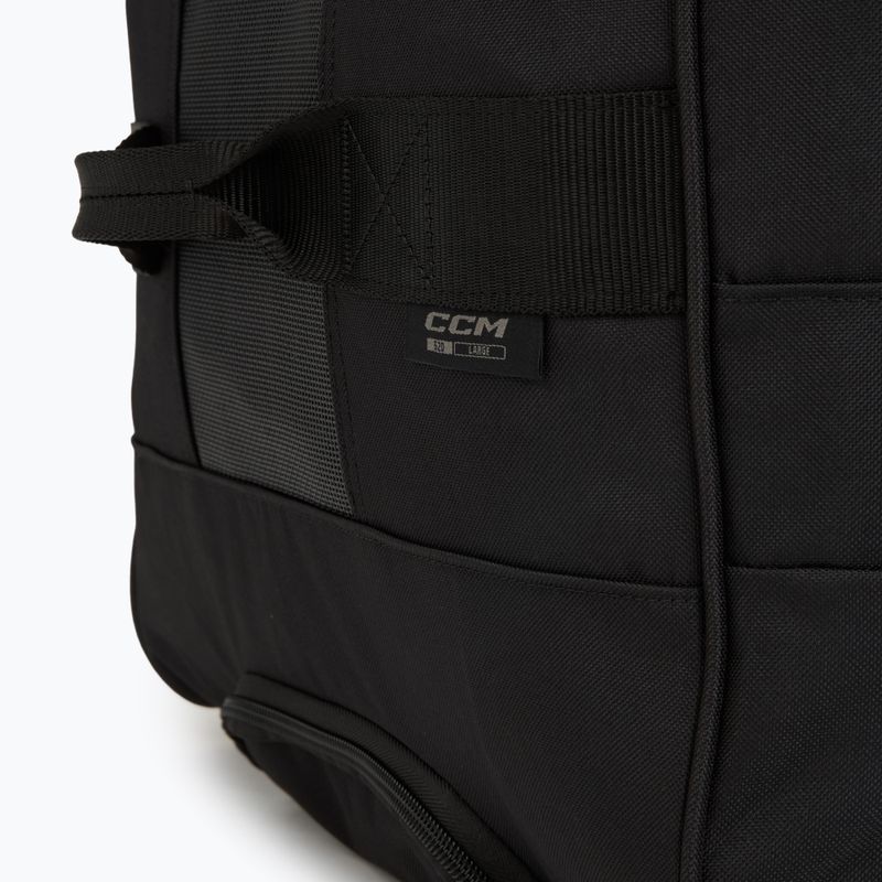 Пътна чанта CCM 520 Wheeled Player Bag 37' 175 l black/white 6